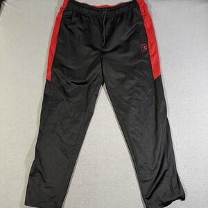 Vintage AND1 And One Track‎ Pants Straight Leg Black Red Mens Size XL 90S Y2K